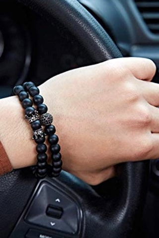 2 bracelets - Onyx