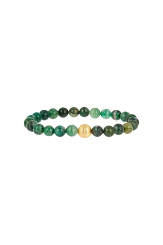 Bracelet - Jades et plaqué or jaune