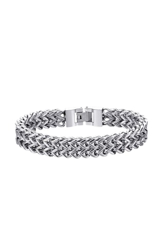 Bracelet - Plaqué or blanc