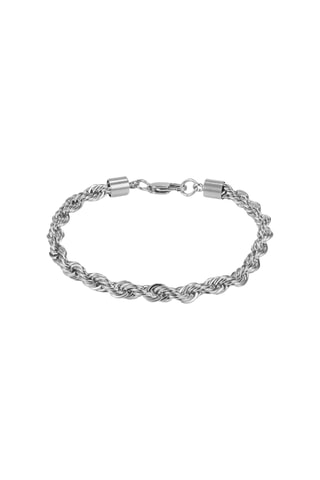 Bracelet - Plaqué or blanc