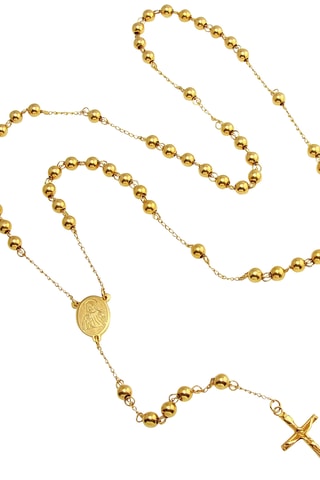Collier chapelet - Plaqué or jaune