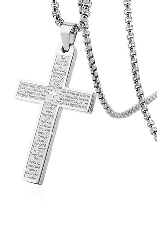 Collier - Plaqué or blanc