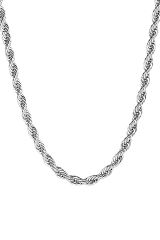 Collier - Plaqué or blanc