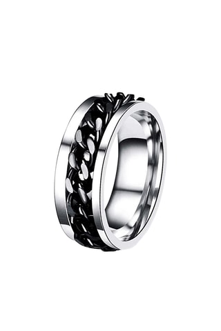 Bague - Plaqué or blanc