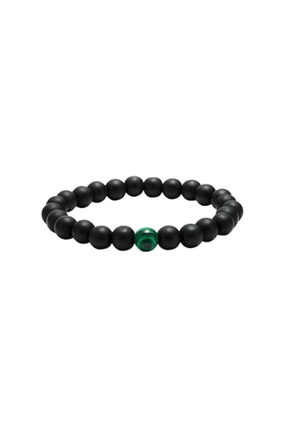 Bracelet - Malachite et onyx