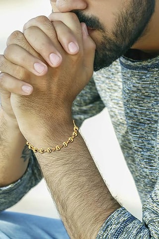 Bracelet - Plaqué or jaune