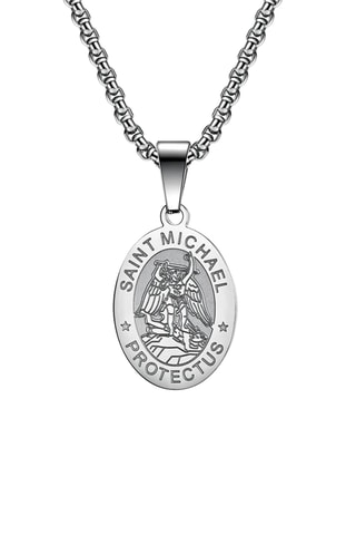 Collier - Plaqué or blanc