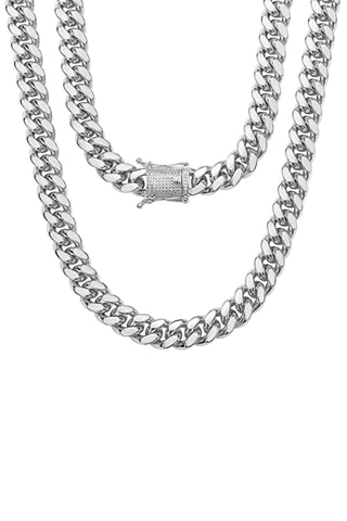Collier multi rangs - Plaqué or blanc