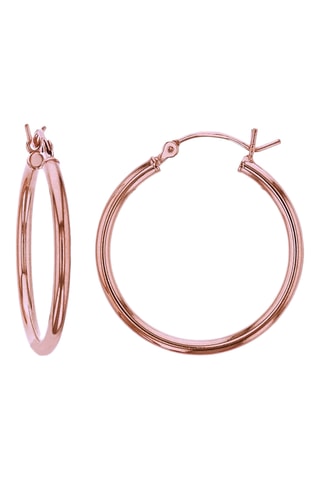 Créoles - Plaqué or rose