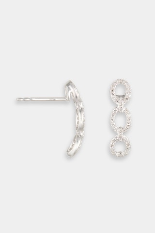 Boucles d'oreilles - Or blanc et diamants
