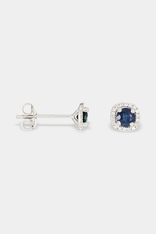 Puces Somptueux  - Or blanc, diamants et saphirs