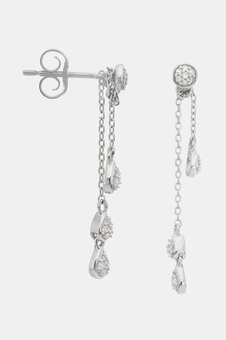 Boucles d’oreilles Diamond falls - Or blanc et diamants