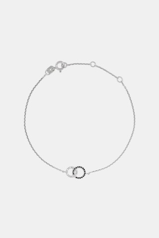 Bracelet Inaya - Or blanc, diamants et DN