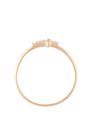 Bague Cruz - Or rose et diamants