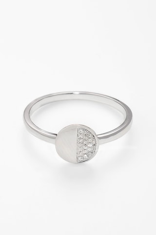 Bague Gina - Or blanc et diamants