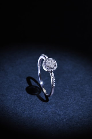 Bague Philomène - Or blanc et diamants
