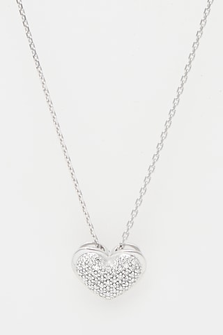 Pendentif Bubble - Or blanc et diamants