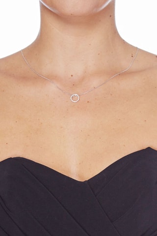 Pendentif Bubble - Or blanc et diamants