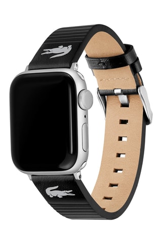 Leren Horlogeband voor Apple Watch - Zwart
