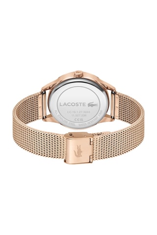 Stalen Doublé Roségoud Quartz Horloge Ladycroc 