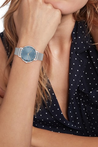 Roestvrijstalen Quartz Horloge - Zilverkleurig