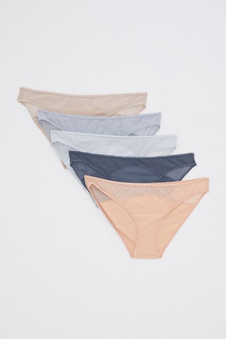 5 culottes - Rose et bleu