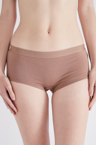 2 shortys - Marron et taupe