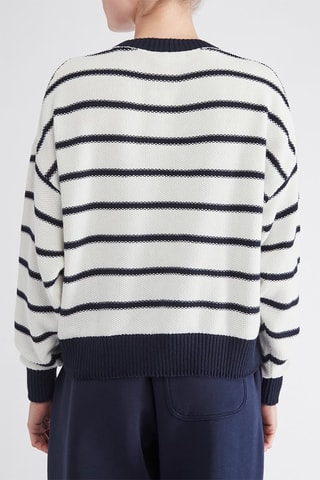 Pull - Blanc et bleu marine
