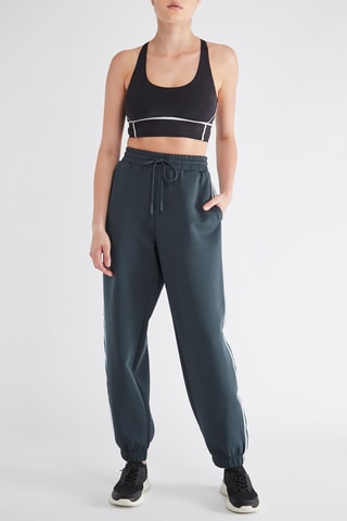 Jogging taille haute - Vert foncé