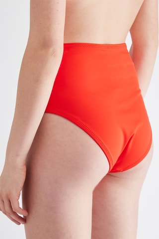 Bas de maillot taille haute - Orange