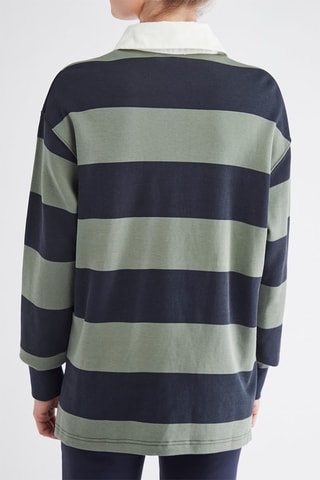 Polo - Bleu marine et kaki