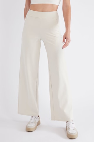 Pantalon regular - Blanc