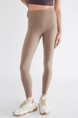Legging taille haute - Taupe