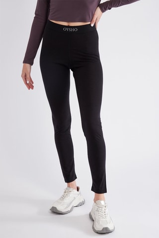 Legging en laine - Noir