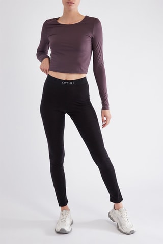 Legging en laine - Noir