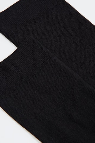 3 paires de chaussettes hautes - Noir