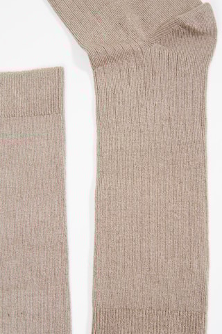3 paires de chaussettes - Beige