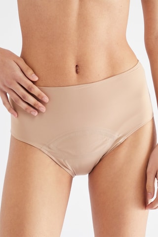 Culotte taille haute - Beige
