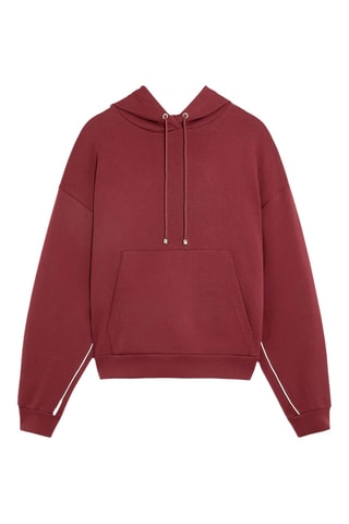 Sweat à capuche - Bordeaux