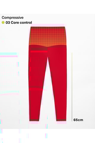 Legging taille haute - Rouge