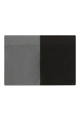 2 culottes taille haute - Gris et noir