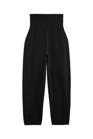 Pantalon taille haute - Noir