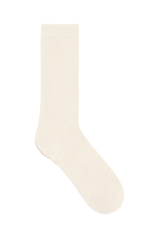 Chaussettes en laine - Ecru