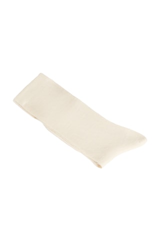 Chaussettes en laine - Ecru