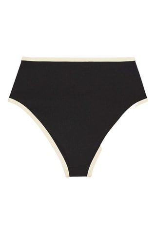 Bas de maillot taille haute - Noir