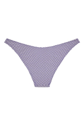 Bas de maillot taille haute - Bleu