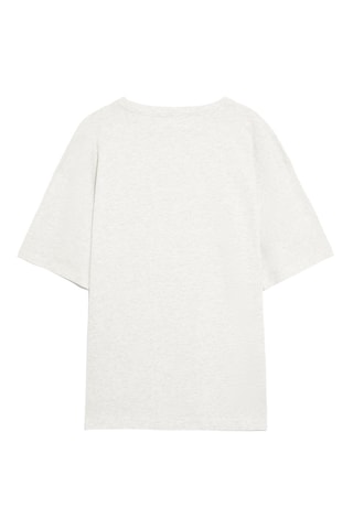 T-shirt - Gris clair chiné