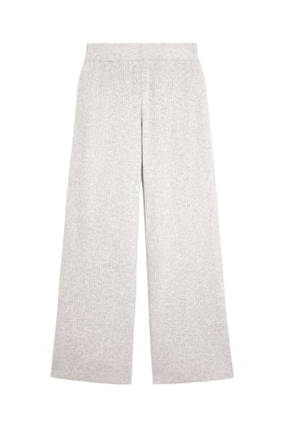 Pantalon droit - Gris clair chiné
