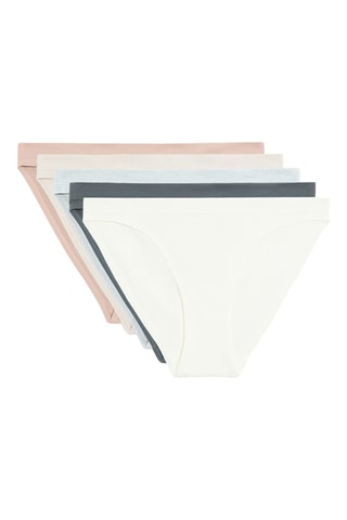 5 culottes - Gris