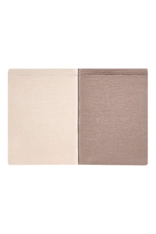 2 culottes - Taupe et beige